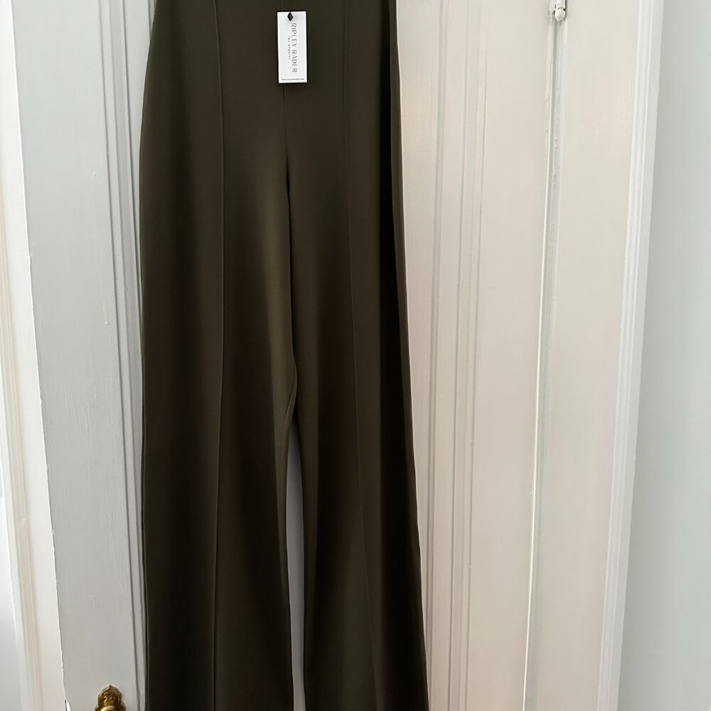 Ponte Knit Straight Leg Pant